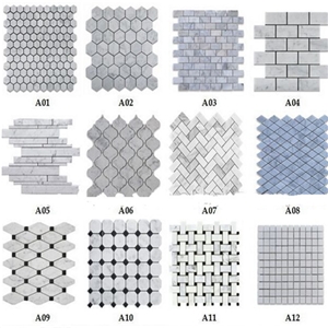 White Marble Tile,Carrara Marble Mosaic Border,Hexagon Stone Mosaic Wall Tile,White Carrara Mosaic Waterjet,Polished Pure White Marble Mosaic