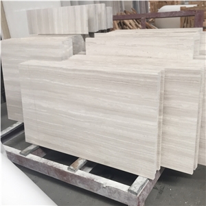 Wooden Grain Marble Floor Tile,White Wood Vein Marble Wall