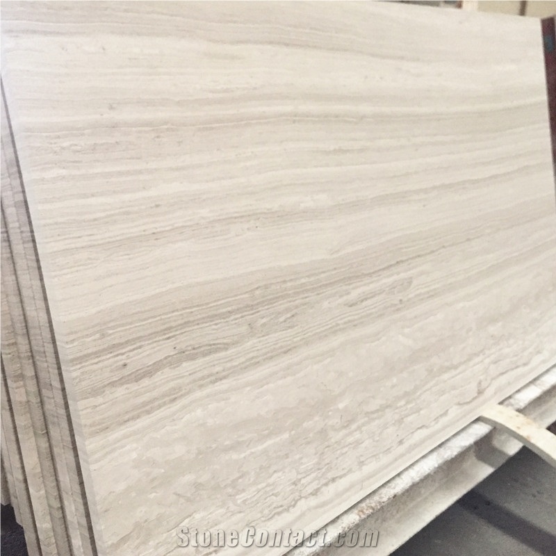 Wooden Grain Marble Floor Tile,White Wood Vein Marble Wall