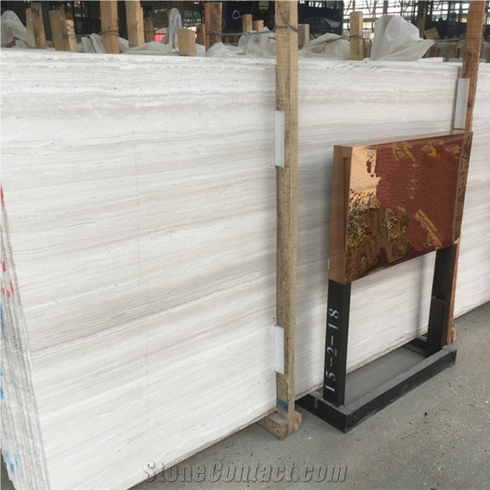 Wooden Grain Marble Floor Tile,White Wood Vein Marble Wall