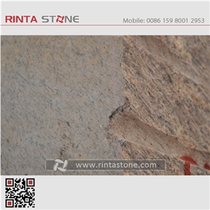 California Yellow Santa Cecilia Fiorito Amarelo Granite Quarry Blocks