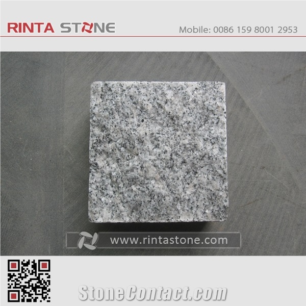 G603 New Padang Crystal White Granite Bianco Sesame Gray Grey Garden Cubestone Paving Cube Stone Pavers Paving Sets Cobble