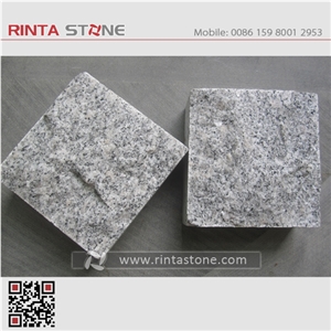 G603 New Padang Crystal White Granite Bianco Sesame Gray Grey Garden Cubestone Paving Cube Stone Pavers Paving Sets Cobble