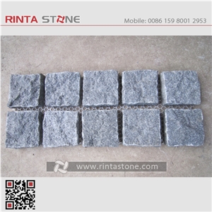 G603 New Padang Crystal White Granite Bianco Sesame Gray Grey Garden Cubestone Paving Cube Stone Pavers Paving Sets Cobble
