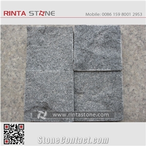 G654 Dark Grey Granite Sesame Black Nero Impala Gray Basalt Garden Cubestone Paving Cube Stone Pavers Paving Sets Cobble