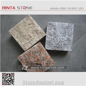 G654 Dark Grey Granite Sesame Black Nero Impala Gray Basalt Garden Cubestone Paving Cube Stone Pavers Paving Sets Cobble