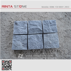 G654 Dark Grey Granite Sesame Black Nero Impala Gray Granite Garden Cubestone Paving Cube Stone Pavers Paving Sets Cobble