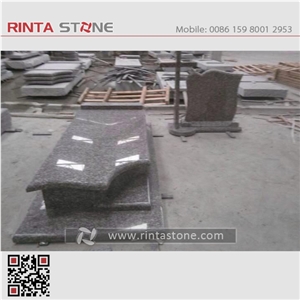 G664 Granite Luoyuan Red Cherry Brown Luna Pearl Stone Tombstone Monument