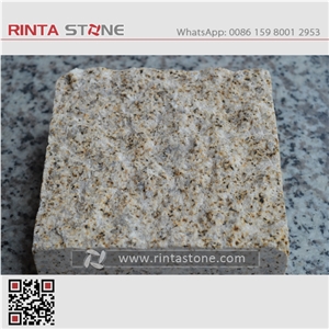 G682 Rusty Yellow Sunset Gold Golden Beige Desert Padang Giallo Fantasy Buff Garden Cubestone Paving Cube Stone Pavers Paving Sets Cobble