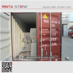 G687 Granite Peach Red Cherry Pink Imperial Cheapest Stone Quarry Blocks