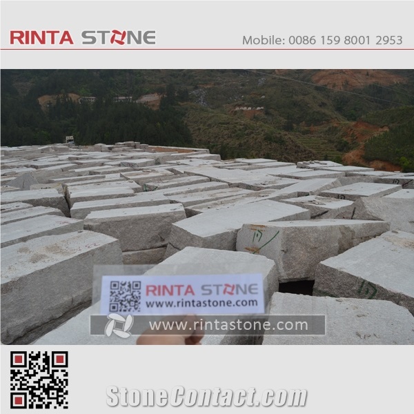 G687 Peach Red Cherry Pink Granite Stone Quarry Blocks