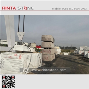 G687 Peach Red Cherry Pink Granite Stone Quarry Blocks