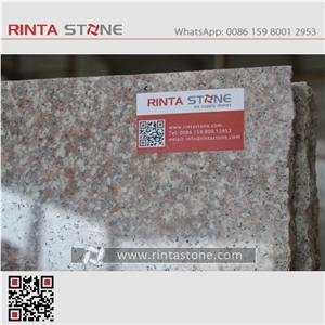 G687 Peach Red Granite Cherry Pink Stone Quarry Owner Blocks