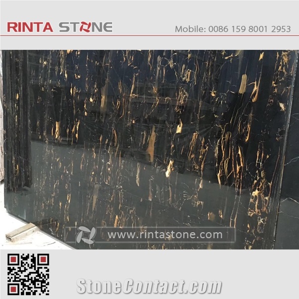 Golden Silver Black Gold Vein Grain Marble Portoro Flower Skirting Window Sills
