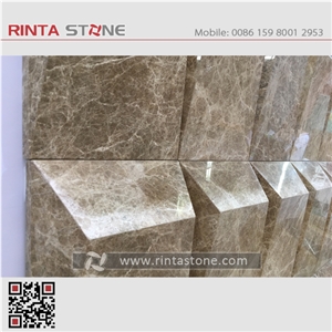 Light Emperador Yellow Natural Buff Beige Coffee Marble for Wall Cladding