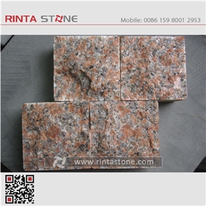 Maple Red Granite G562 China Chinese Natural Dark Red Stone Cubestone Paving Maple Red Granite G562 China Chinese Natural Dark Red Stone Cubestone Paving