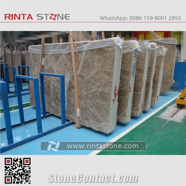 Meya Emperador Light Buff /Yellow/Gold/Golden Marble Natural 3d Stone Wall Cladding Panels Cnc Tiles