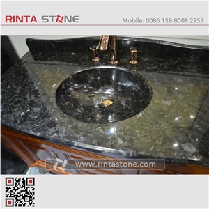 Volga Blue / Polare Notte Granite Washing Top Basin Bath Worktops