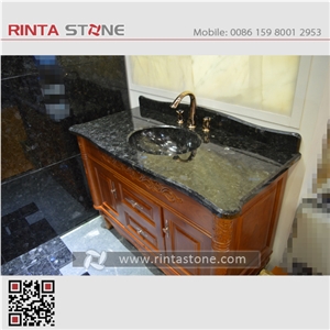 Volga Blue / Polare Notte Granite Washing Top Basin Bath Worktops