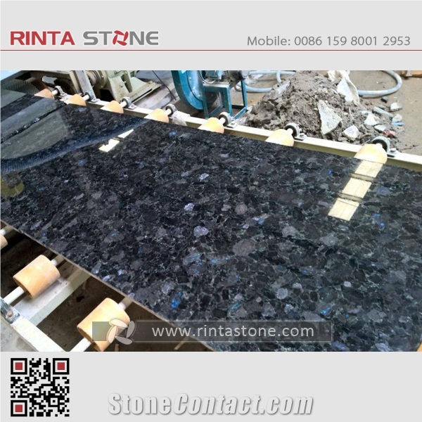 Volga Blue / Polare Notte Granite Washing Top Basin Bath Worktops
