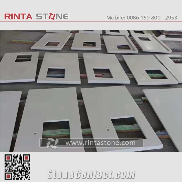 White Quartz Stone Quartz Countertops Bath Top Bar Top,Vanity Top