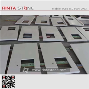 White Quartz Stone Quartz Countertops Bath Top Bar Top,Vanity Top
