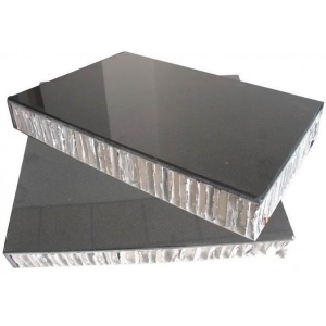 Black Marble Laminated with Aluminum Honey Comb Black Marble Laminated with Aluminum Honey Comb