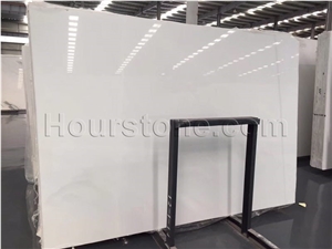 China Pure White Marble Polished Big Slabs,Natural Building Stone for Indoor Interior Decoration, Manufacturer Supply for Hotels, Shopping Mall