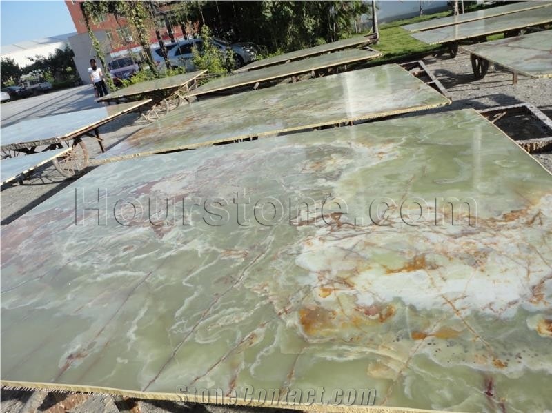 Green Onyx,Ancient Jade/Ancient Sapphire Slabs