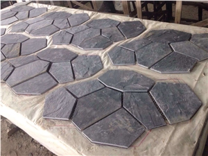 Beautiful High Quality Paving Walkway Flagstones Slate Tile for Outdoor
