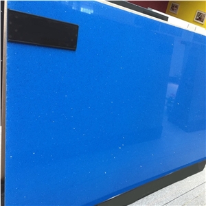 Blue Crystal Quarz,Artificial Stone with Big Slab