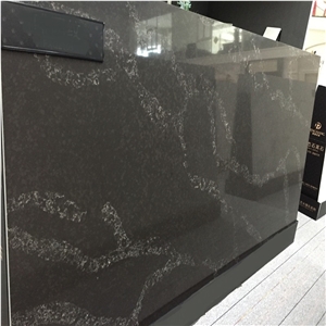 Brown Artificial Quarz Stone,Artificial Stone,Quarz Slab and Tile