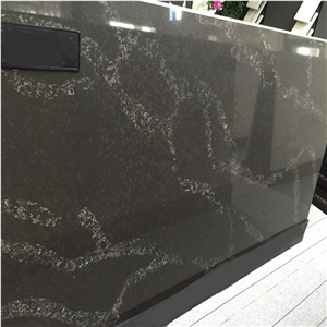 Brown Artificial Quarz Stone,Artificial Stone,Quarz Slab and Tile