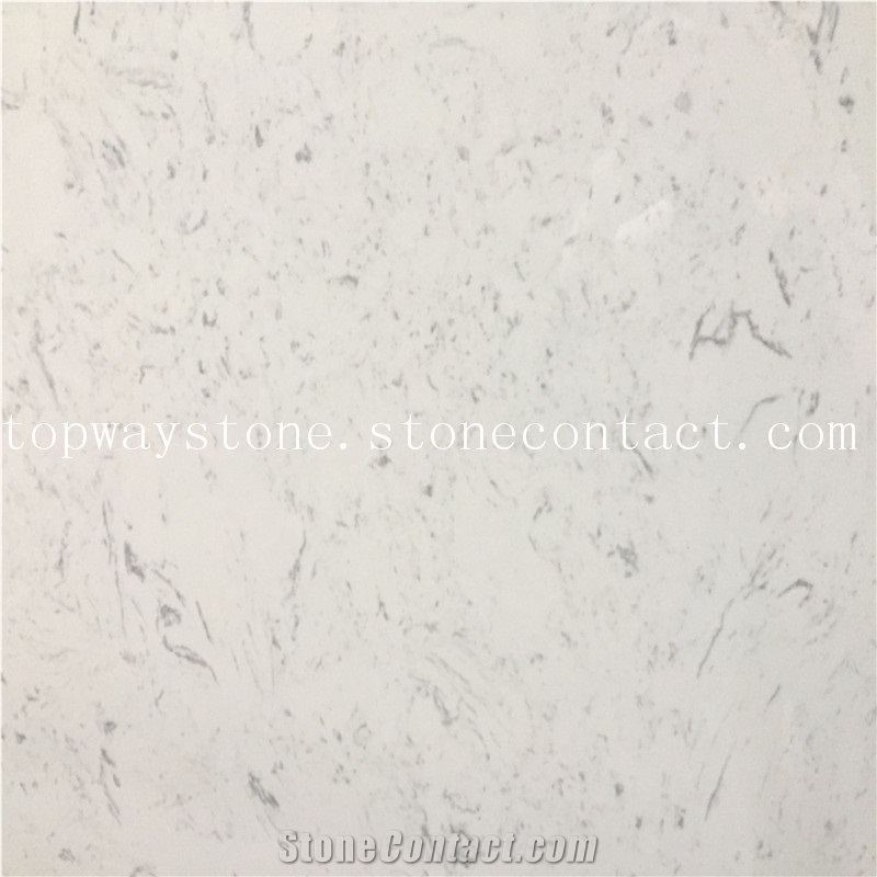 Carrara White Quarz,Hot Sell Quarz Slab,Calacatta White Quarz