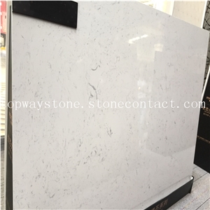 Carrara White Quarz,Hot Sell Quarz Slab,Calacatta White Quarz