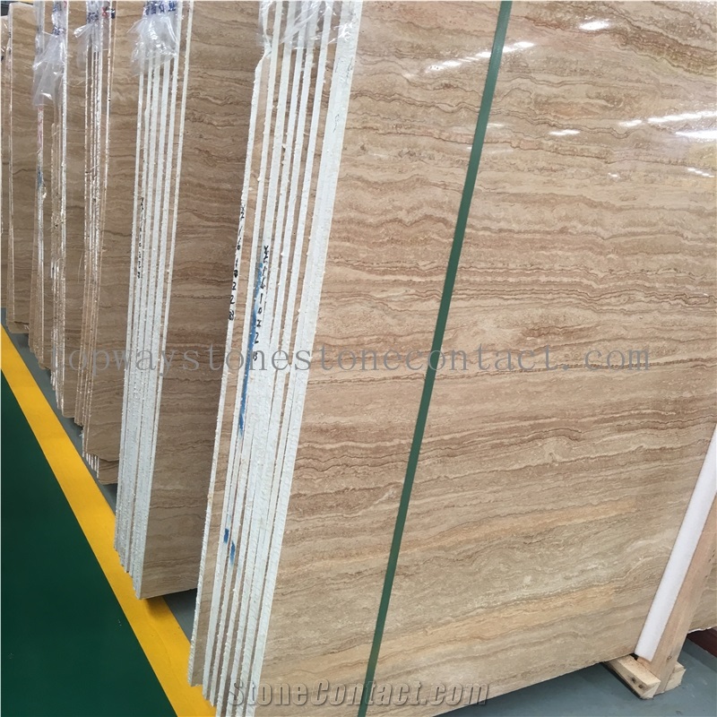 Wooden Grains Travertine&Travertine Tiles&Big Slabs Price&Travertine Stone Flooring