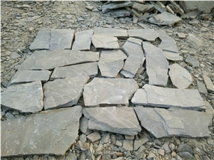 China Hebei Natural Dark Grey Slate Tiles & Slabs, Out-Door Durable & Anti-Slip Flooring Stone, Courtyard Decoration/Building Stone/Garden Landscapes