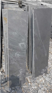 Chinese Xingzi Natural Surface Black Slate Stepping Tiles, Out-Door Durable & Anti-Slip Stepping Stone, Courtyard Decoration/Building Stone/Garden Landscapes