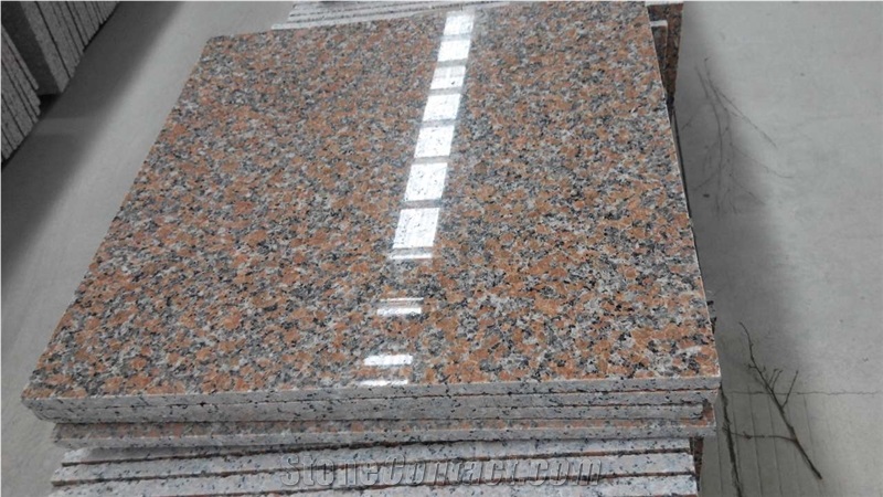 G562 Maple Leaf Pink Color Granite Polished Tiles&Slabs