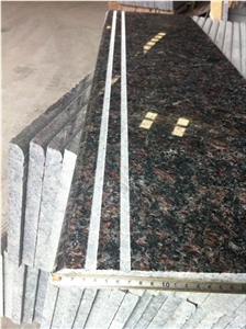 Indian Dark Tan Brown Granite Anti-Slip Stairs and Risers
