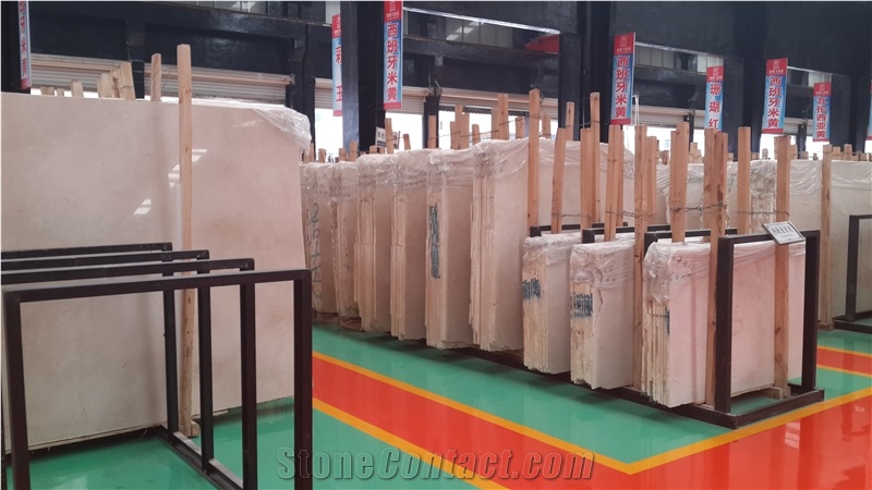 Natural Cream Marfil/Crema Marfil Classico/Crema Marfil Ivory Marble Tiles/Slabs,Wall Cladding/Floor Covering/Water-Jet/Cut-To-Size/Building Project