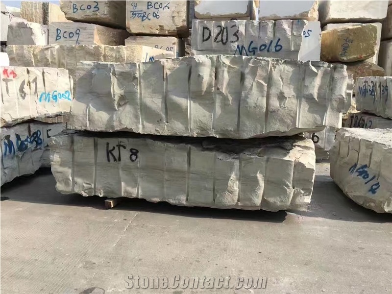 Natural Tunisia Thala Grey/Makthar Gris/Thala Gris Limestone Blocks,Used for Interior & Exterior Building Stone, Wall Cladding&Floor Covering Material