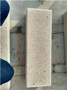 G386-7 Shidao Red Granite Bushhammered Fine Picked Surface Steps Stairs Competitive Prices