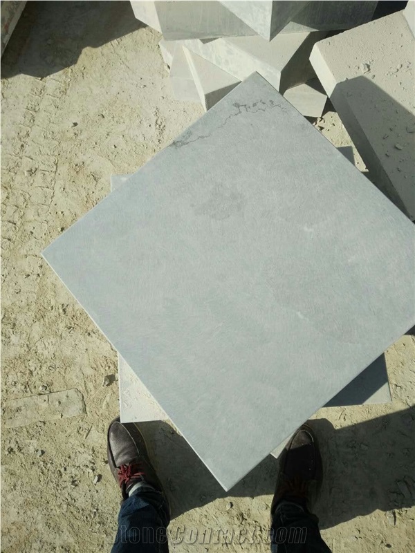 Honed Surface China Blue Limestone Slabs Tiles Paving Stone Competitive Prices