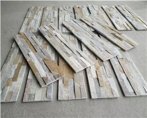 Beige Slate Cultured Stone Wall Cladding Panel