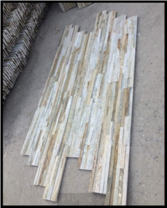 Beige Slate Cultured Stone Wall Cladding Panel