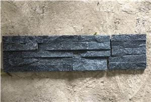 Black Quartzite Stone Veneer/Cultured Stone/Wall Cladding Stone Panel