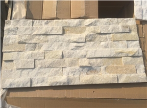 Cheap Price White Quartzite Ledger Stone Tiles