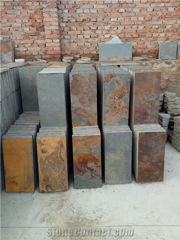 China Rusty Slate Tiles Cheap Price