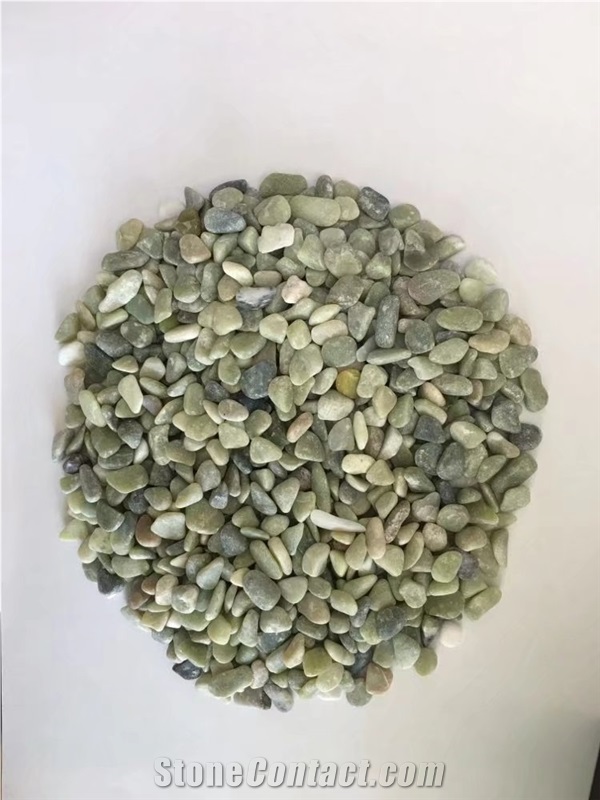 Light Green Crushed Washed Gravels